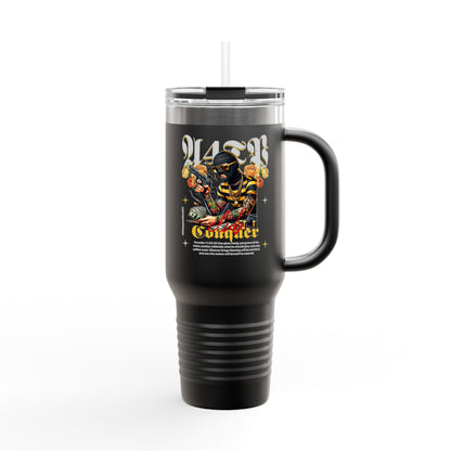 Insulated Travel Mug - 40oz Adventure Design for Coffee Lovers