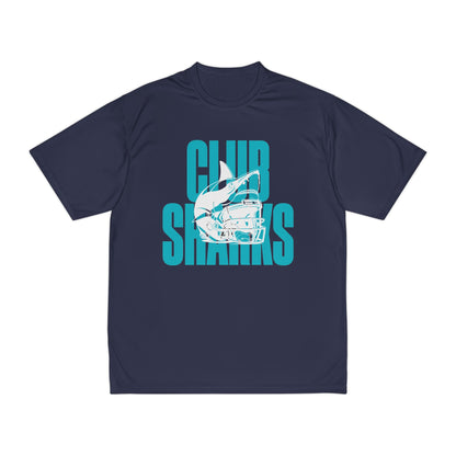 Club Sharks - Men's Performance Graphic Tee for Sports Enthusiasts