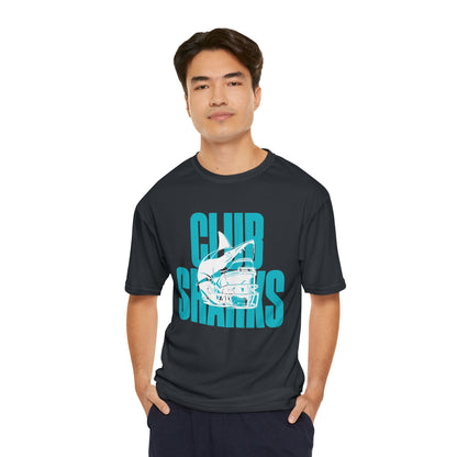 Club Sharks - Men's Performance Graphic Tee for Sports Enthusiasts