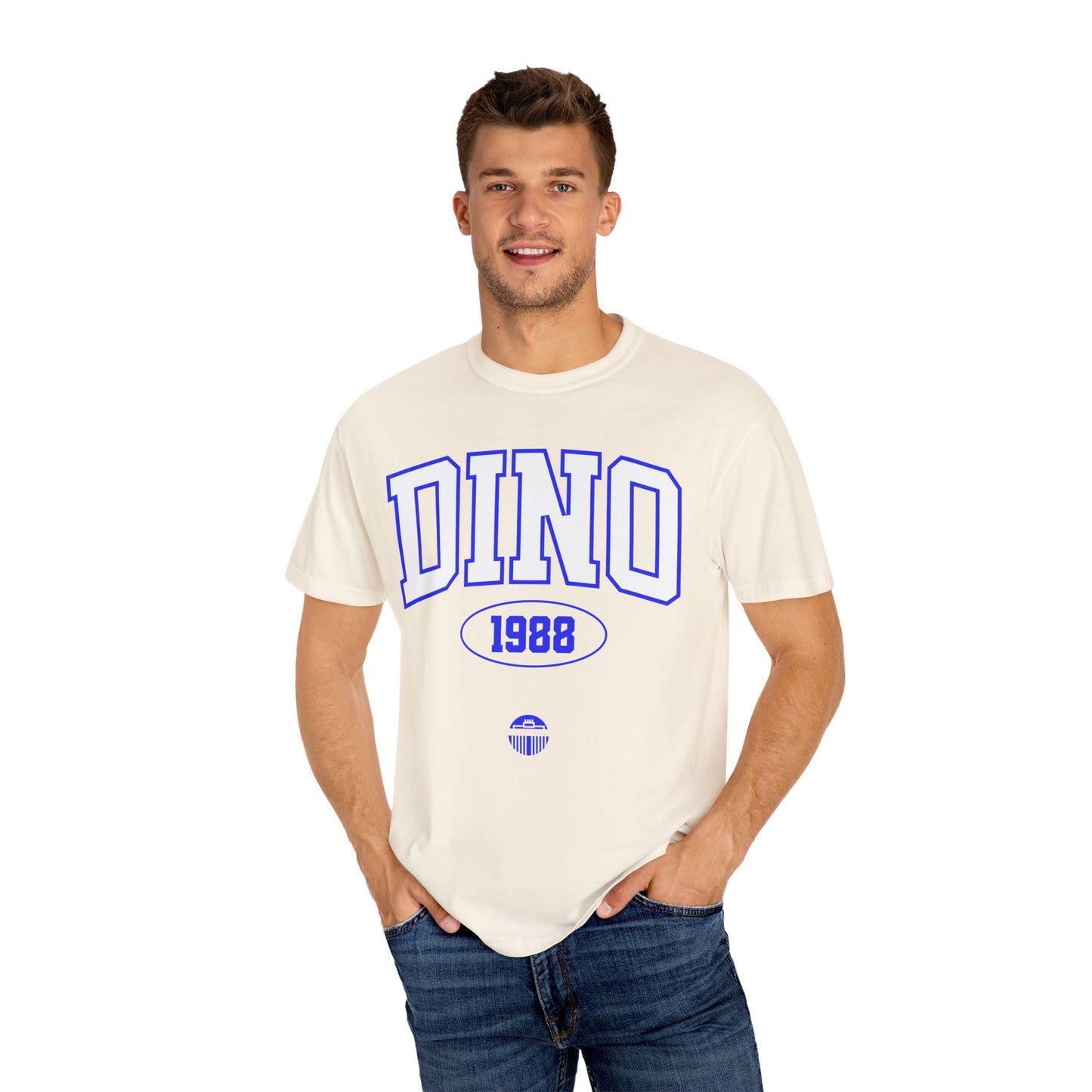 Vintage Dino 1988 Unisex Garment-Dyed T-Shirt