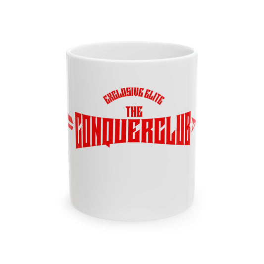 Conquer Club Ceramic Mug - Exclusive Elite 11oz & 15oz Coffee Cups