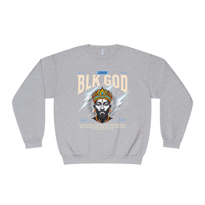 Black God Love Unisex Crewneck Sweatshirt