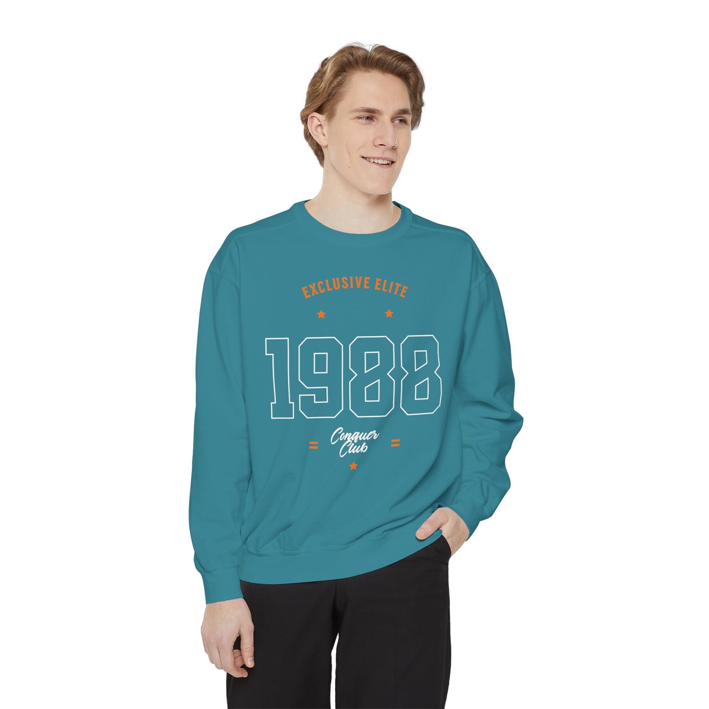 Vintage 1988 Exclusive Elite Unisex Garment-Dyed Sweatshirt