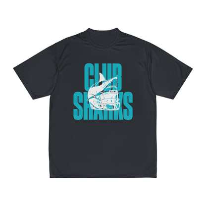 Club Sharks - Men's Performance Graphic Tee for Sports Enthusiasts