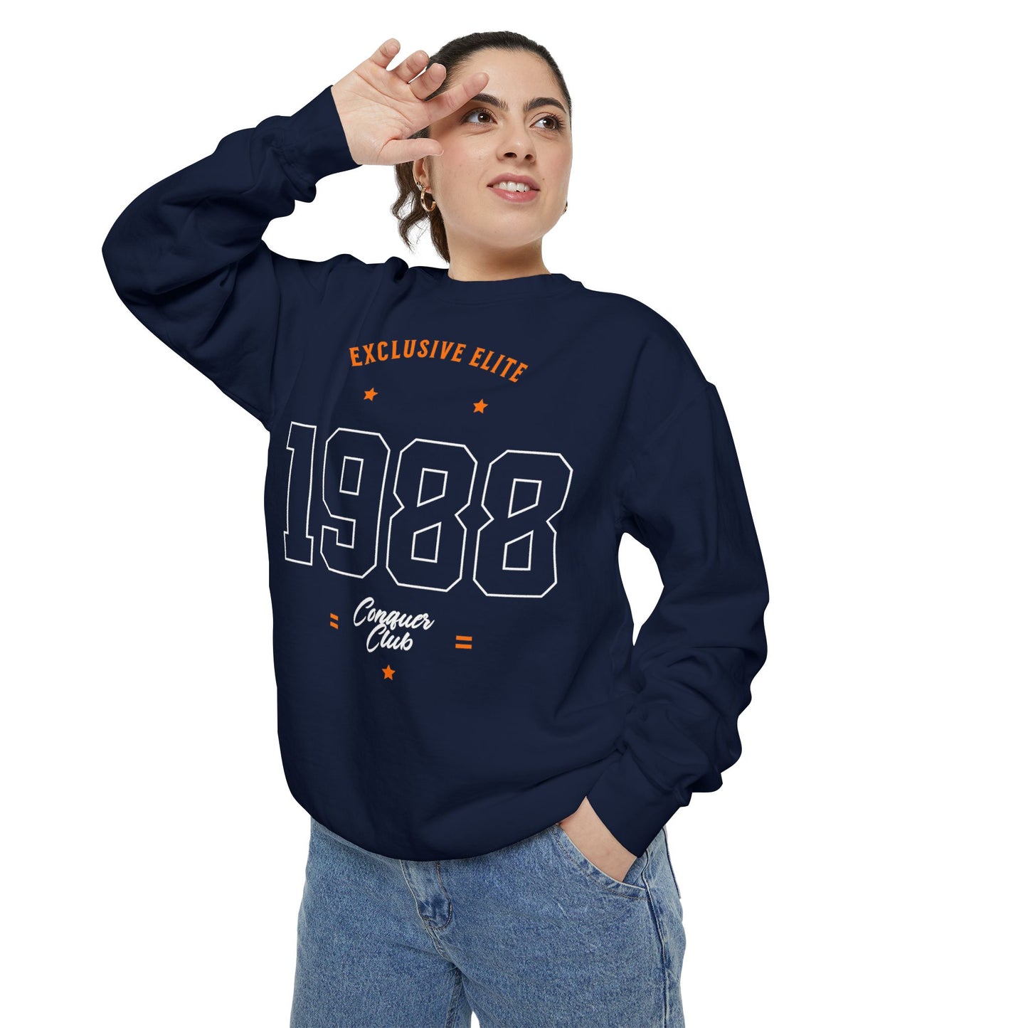 Vintage 1988 Exclusive Elite Unisex Garment-Dyed Sweatshirt