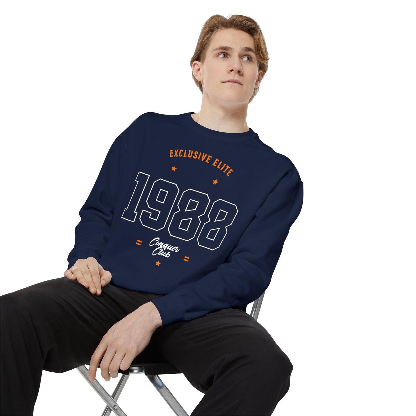 Vintage 1988 Exclusive Elite Unisex Garment-Dyed Sweatshirt