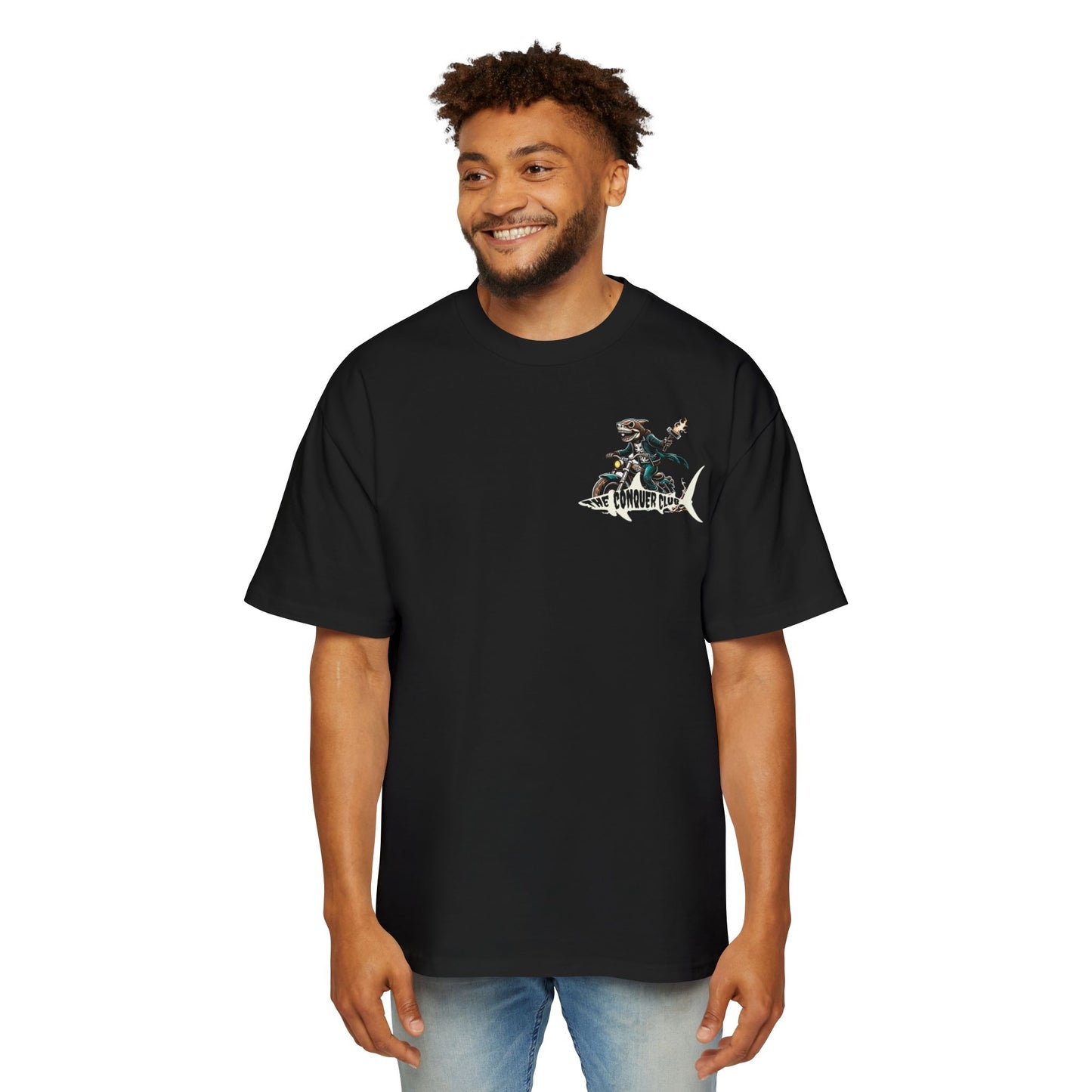 Club Sharks- Men's Heavy Oversized Tee