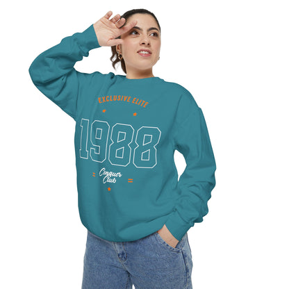 Vintage 1988 Exclusive Elite Unisex Garment-Dyed Sweatshirt