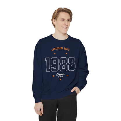 Vintage 1988 Exclusive Elite Unisex Garment-Dyed Sweatshirt