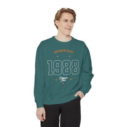 Vintage 1988 Exclusive Elite Unisex Garment-Dyed Sweatshirt