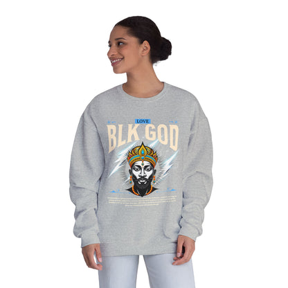 Black God Love Unisex Crewneck Sweatshirt