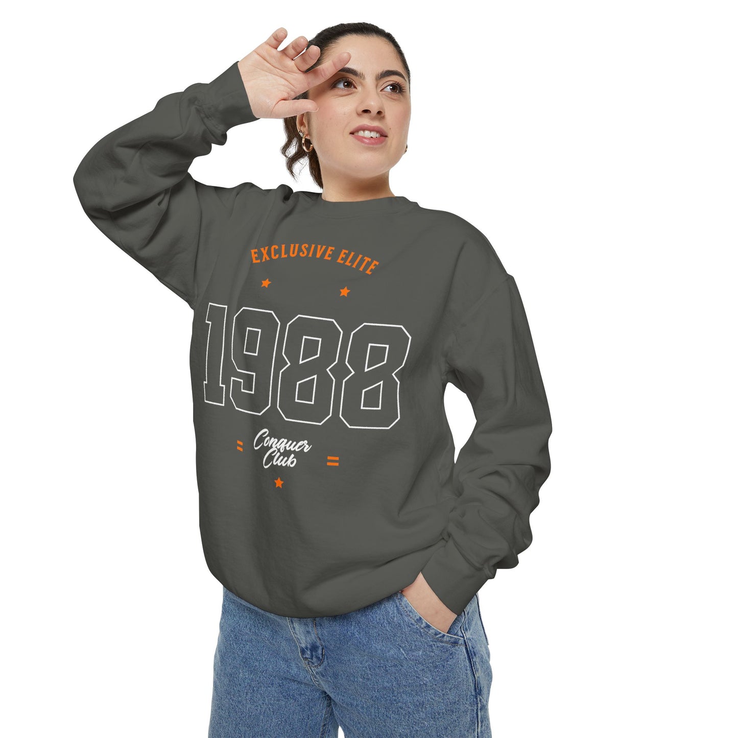 Vintage 1988 Exclusive Elite Unisex Garment-Dyed Sweatshirt