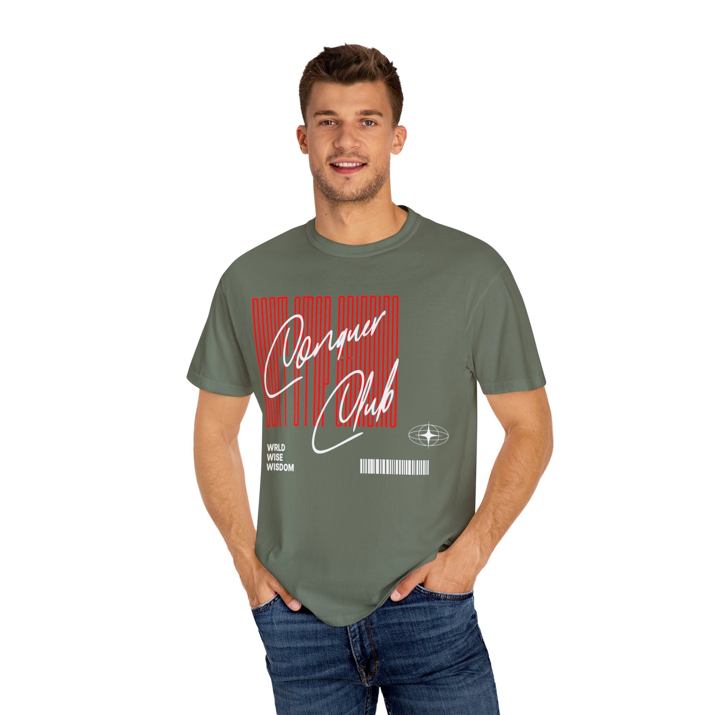 Men's T-Shirt - 'Don't Stop Grinding' Life Requires Discipline Motivational Tee