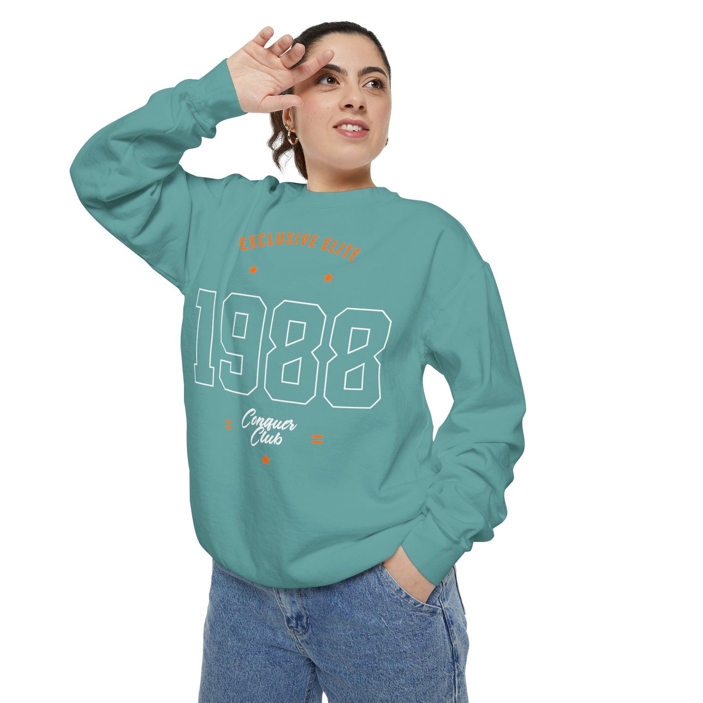 Vintage 1988 Exclusive Elite Unisex Garment-Dyed Sweatshirt