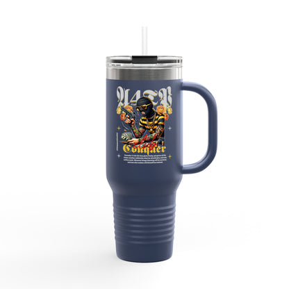 Insulated Travel Mug - 40oz Adventure Design for Coffee Lovers